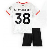 Camiseta Liverpool Ryan Gravenberch #38 Tercera Equipación Replica 2024-25 para niños mangas cortas (+ Pantalones cortos)